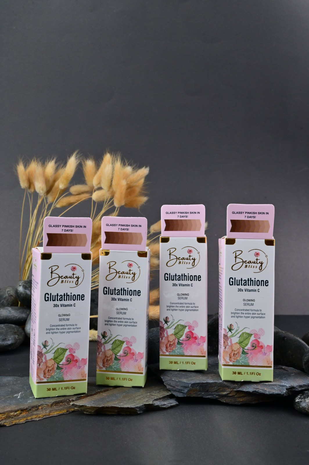 pack Of 4 Deal Glutathione serum 30x Vitamin C 30ML  4 serums